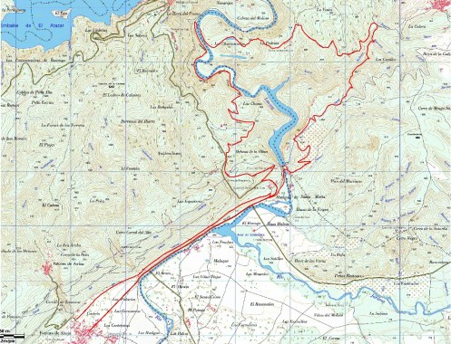 ruta de la variante por patones